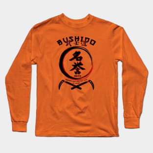 Seven Virtues of BUSHIDO - MEIYO - Martial Arts Kung-Fu T-Shirt Long Sleeve T-Shirt